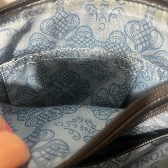 Stone & Co. Black Shoulder Bag with Signature Design - Picture 5 of 12